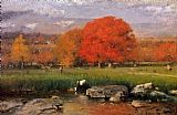 George Inness Catskill Valley painting
